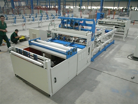 Animal cage welded production line